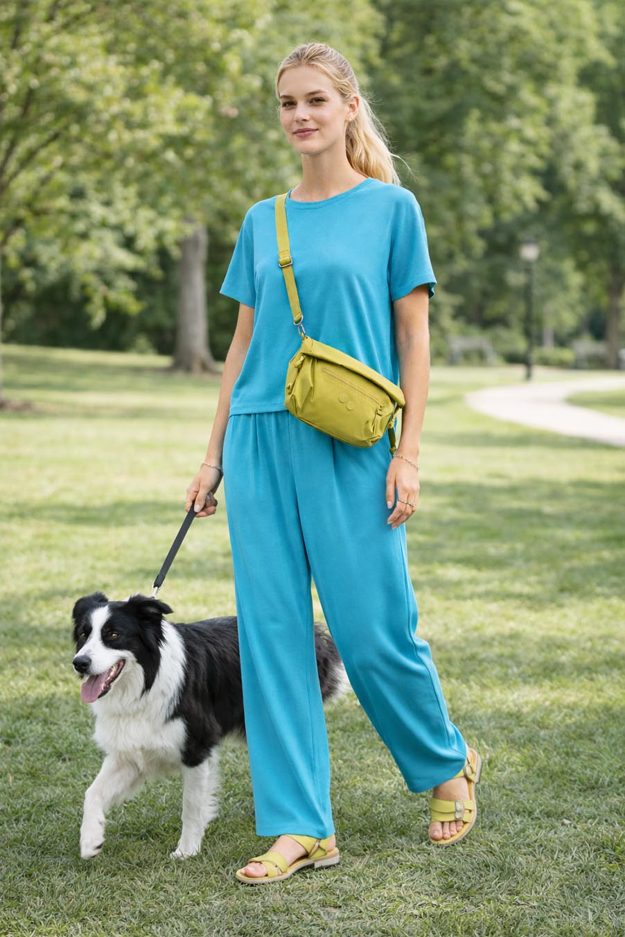 Pohodlný letní set - triko a kalhoty